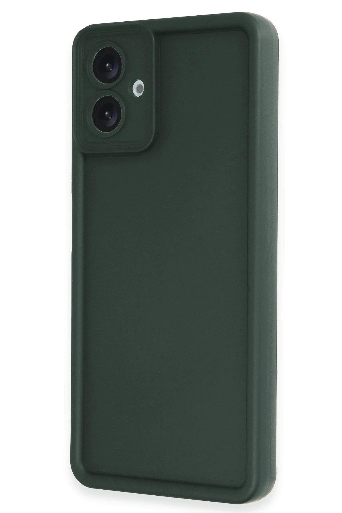 Newface Samsung Galaxy A06 Kılıf Viera Silikon - Koyu Yeşil