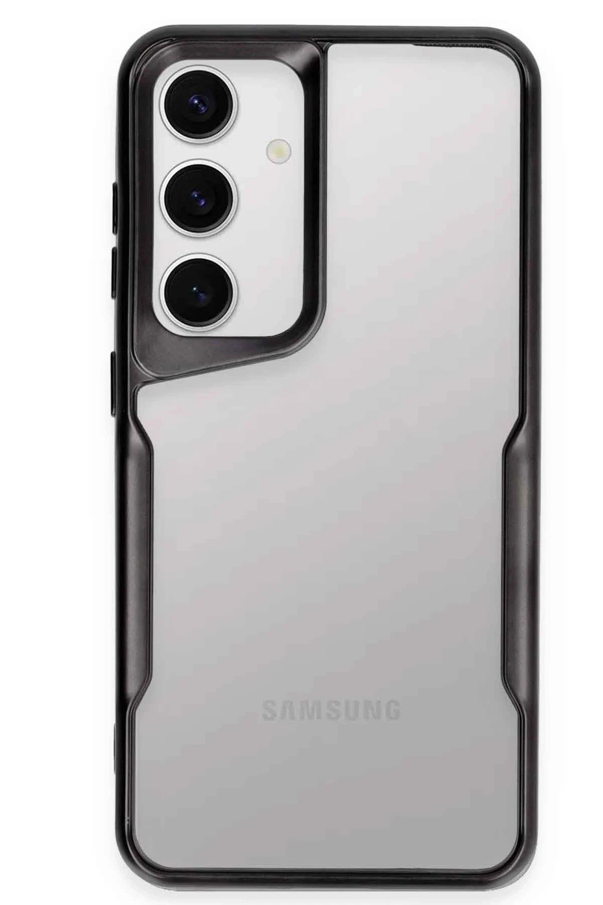 Newface Samsung Galaxy A16 5G Kılıf Boyi Silikon Kapak - Siyah