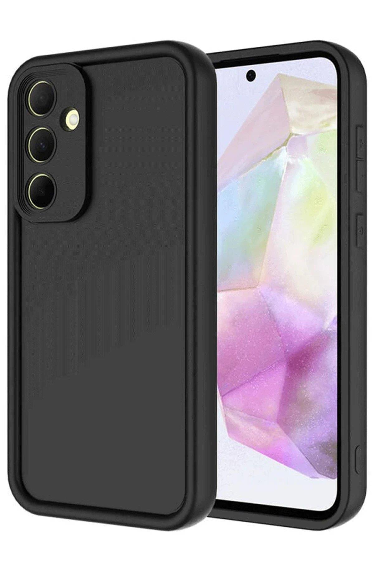 Newface Samsung Galaxy A16 5G Kılıf Viera Silikon - Siyah