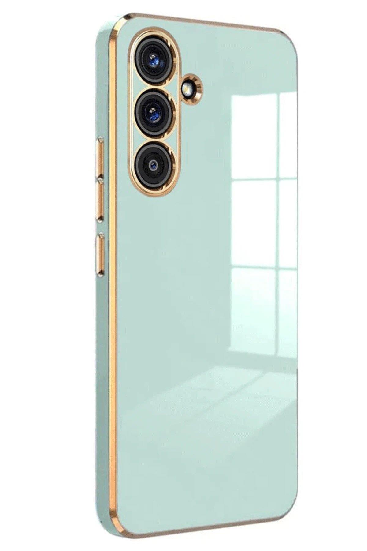 Newface Samsung Galaxy A26 Kılıf Volet Silikon - Açık Yeşil