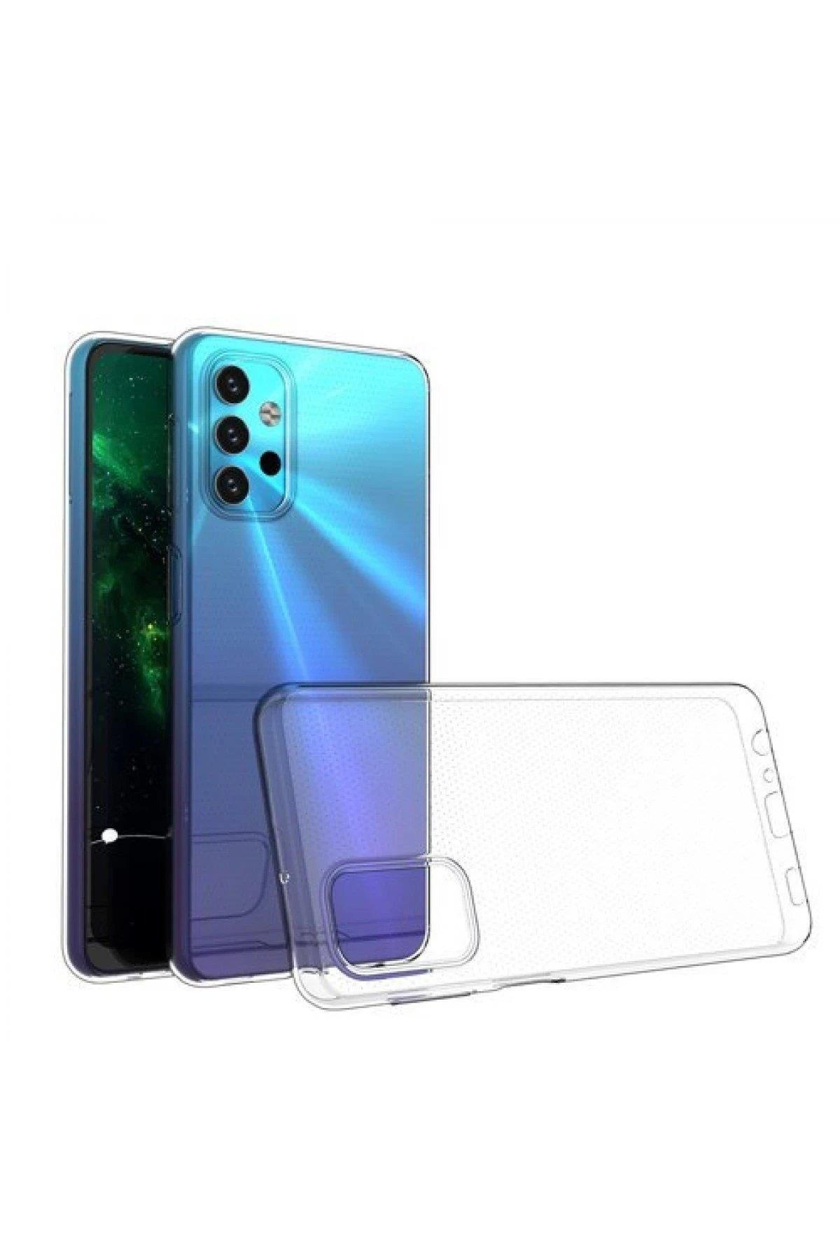 Newface Samsung Galaxy A32 5G Kılıf Lüx Şeffaf Silikon