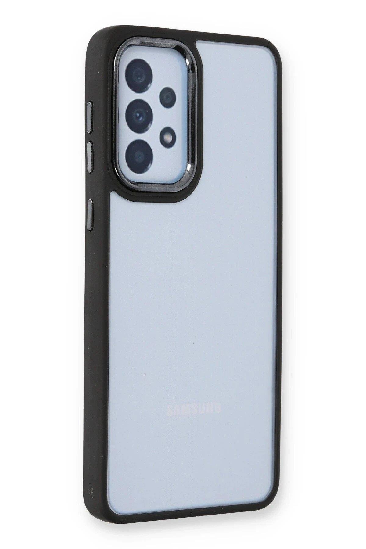 Newface Samsung Galaxy A53 5G Kılıf Dora Kapak - Siyah