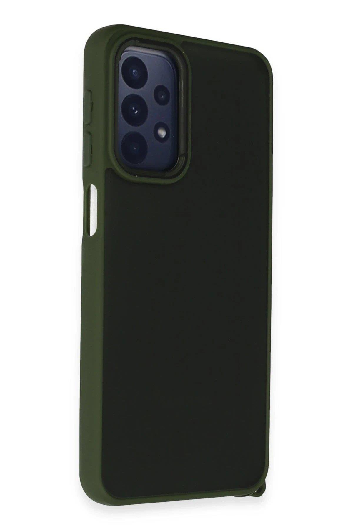 Newface Samsung Galaxy A53 5G Kılıf Elegant Kapak - Yeşil