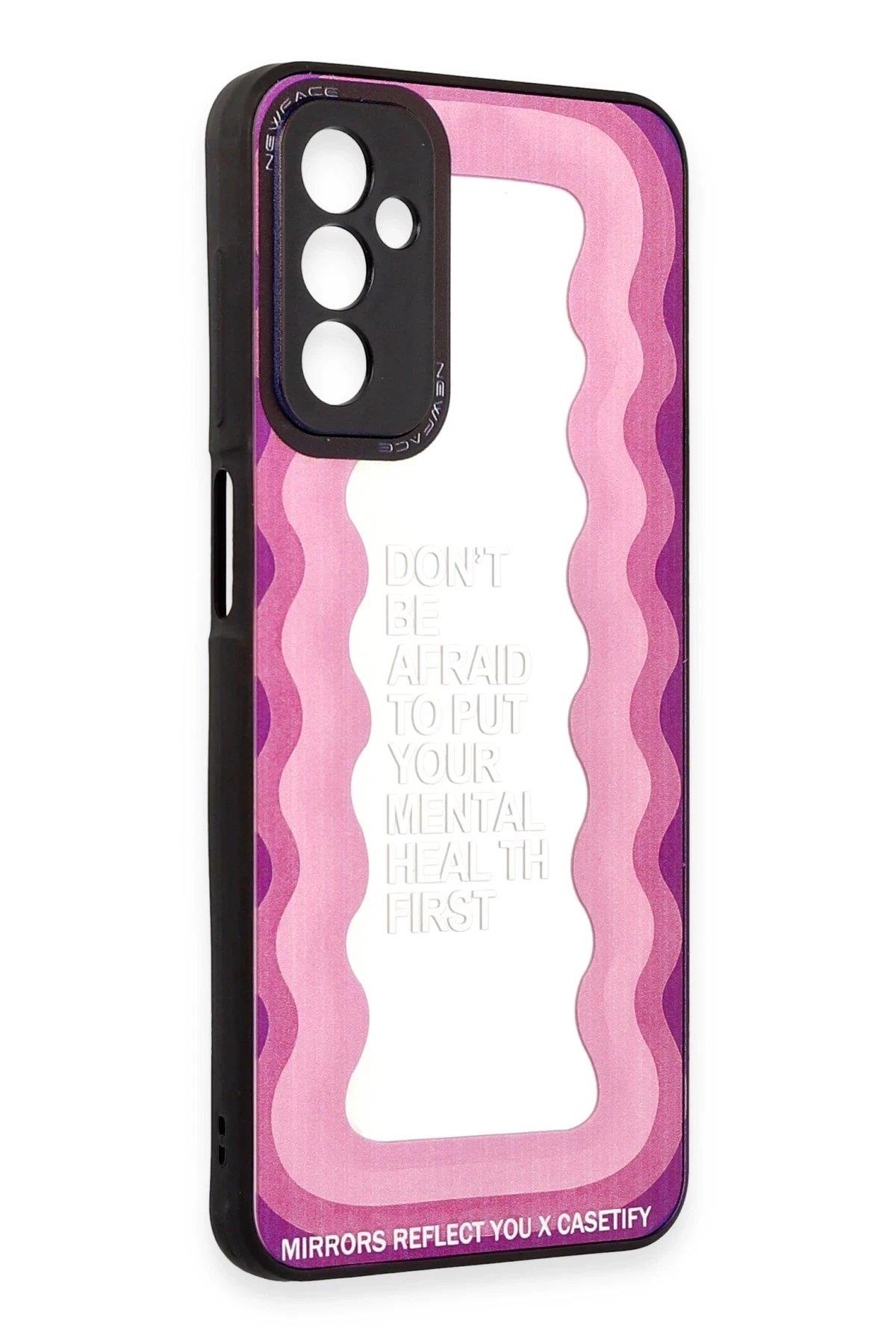 Newface Samsung Galaxy M23 Kılıf Mirror Desenli Kapak - Mirror - 11