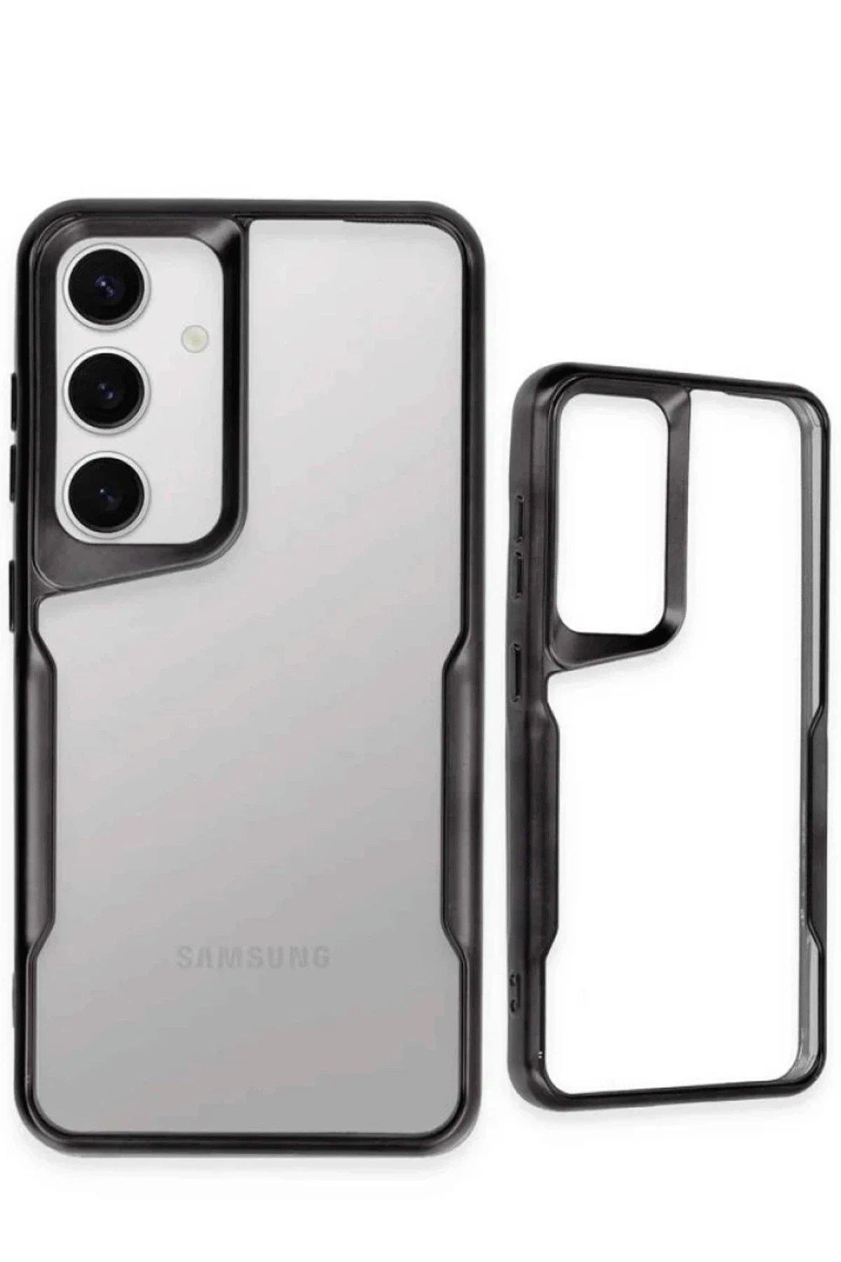 Newface Samsung Galaxy S25 Kılıf Boyi Silikon Kapak - Lacivert