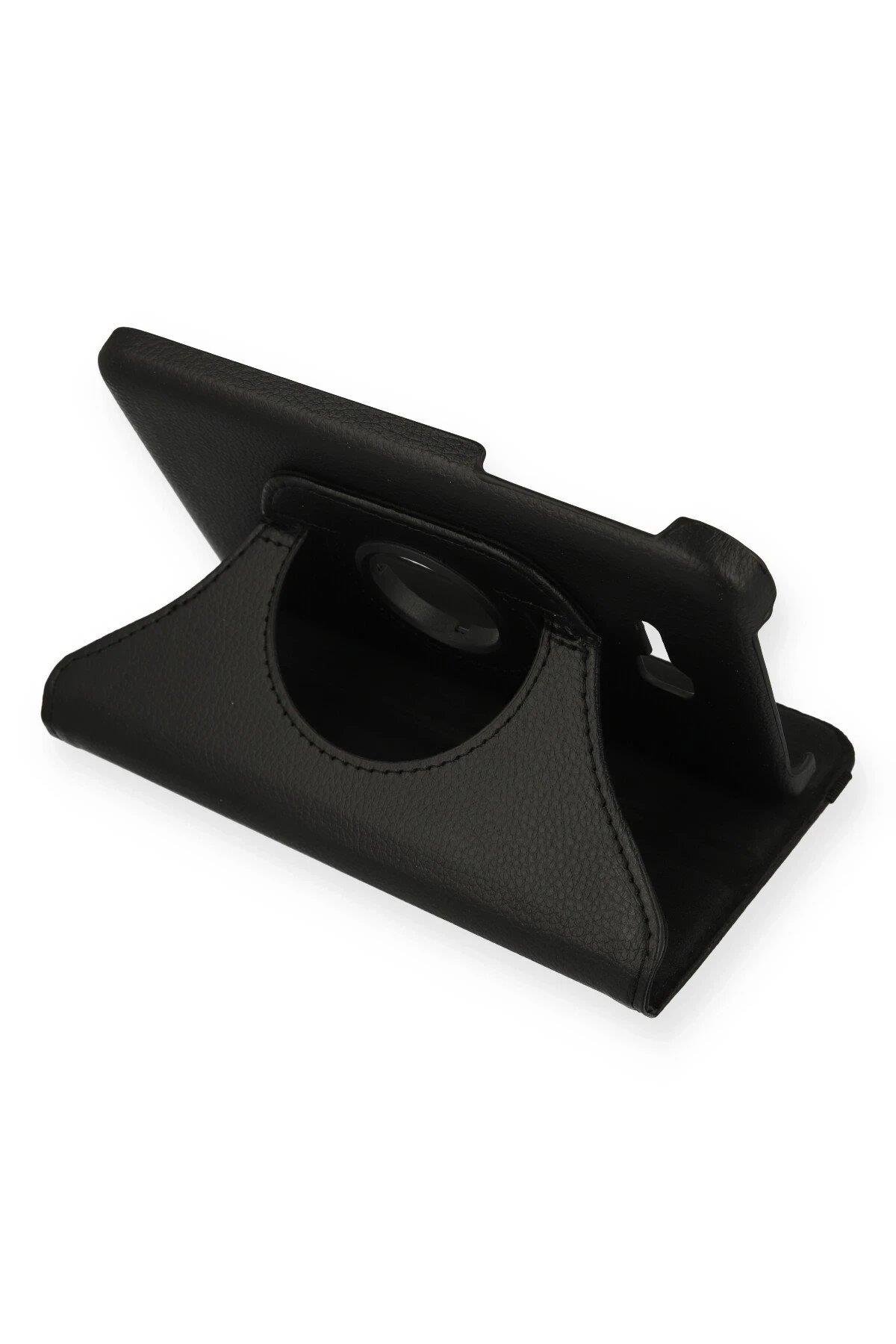 Newface Samsung Galaxy T110 / T113 Tab 3 Lite 7 Kılıf 360 Tablet Deri Kılıf - Siyah