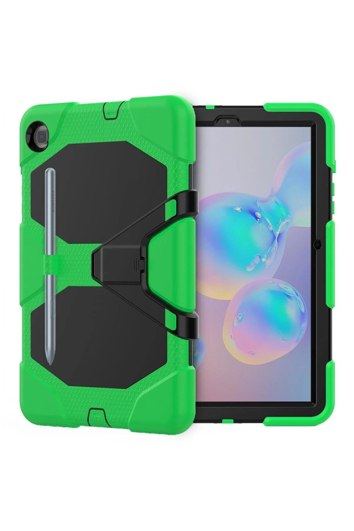 Newface Samsung Galaxy T500 Tab A7 10.4 Kılıf Griffin Tablet Kapak - Yeşil