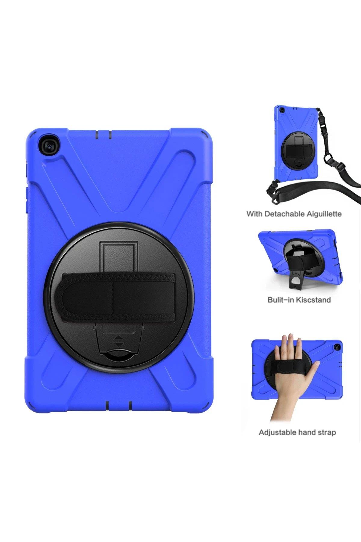 Newface Samsung Galaxy T510 Tab A 10.1 Kılıf Amazing Tablet Kapak - Mavi