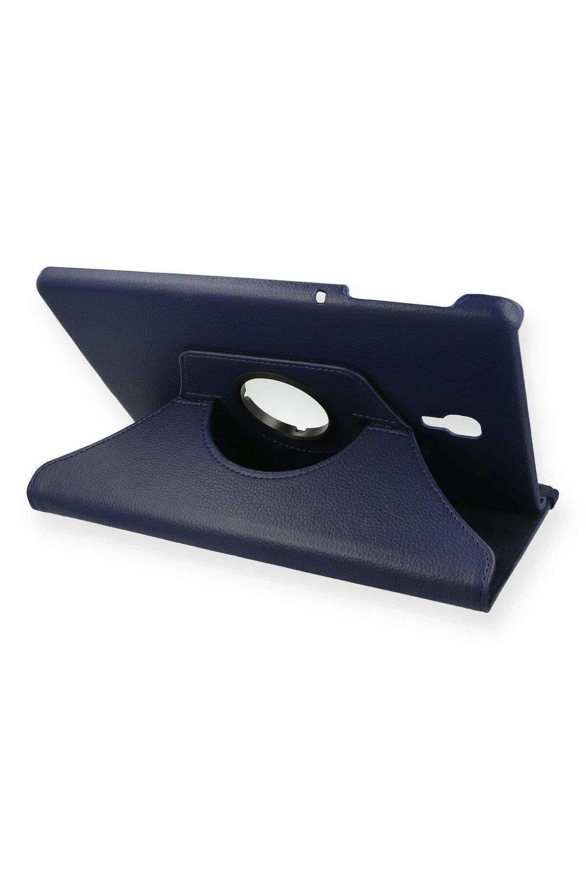 Newface Samsung Galaxy T590 Tab A 10.5 Kılıf 360 Tablet Deri Kılıf - Lacivert