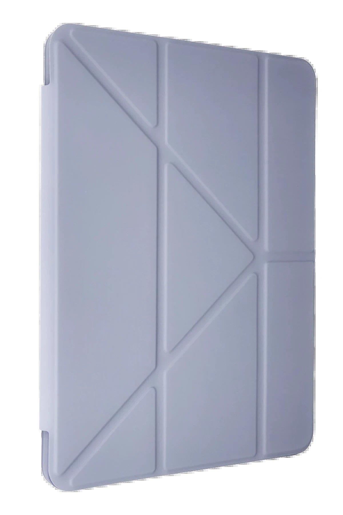 Newface Samsung Galaxy Tab A9 Plus Kılıf Kalemlikli Mars Tablet Kılıfı - Açık Mor