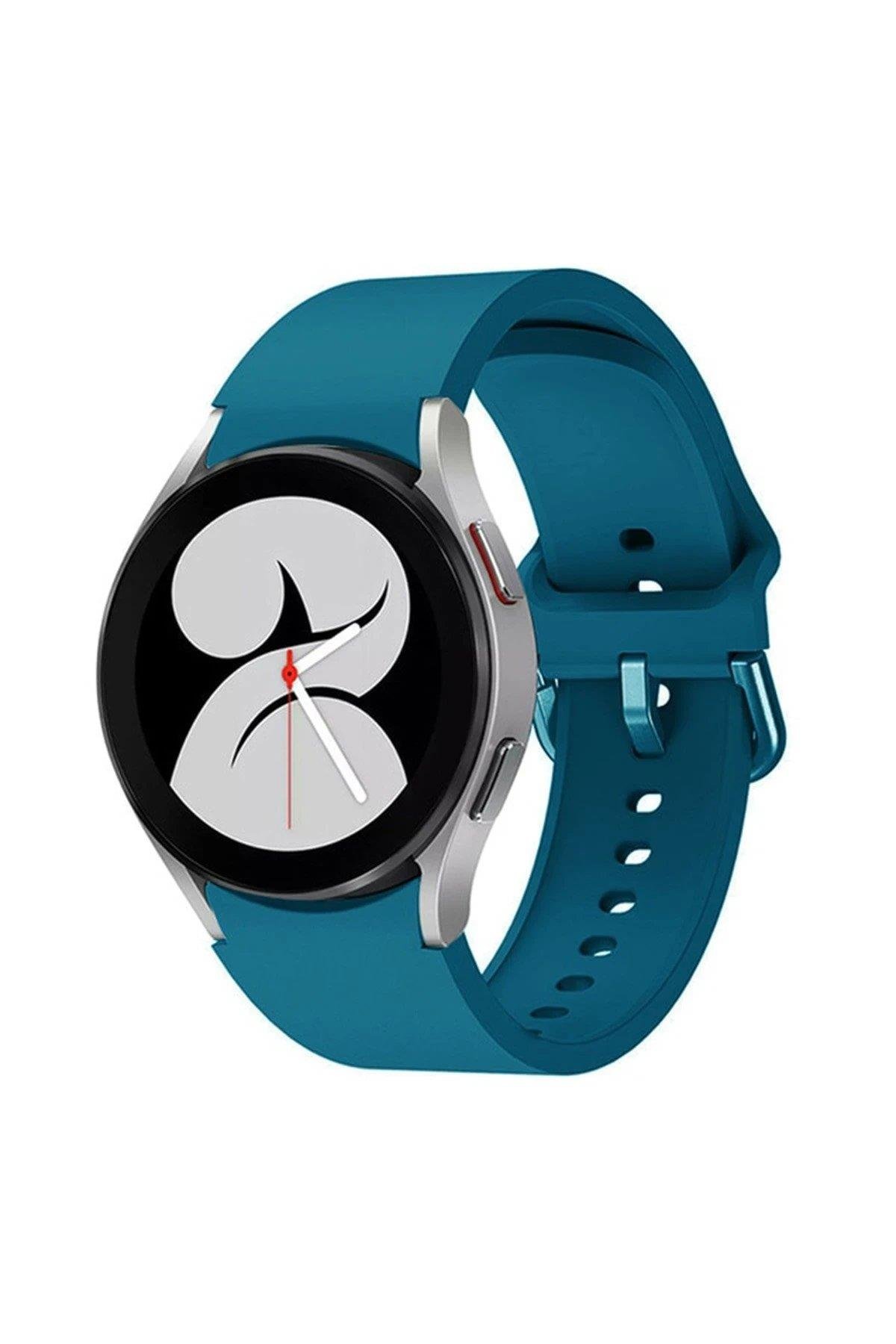 Newface Samsung Galaxy Watch 4 Klasik Kordon - Petrol Mavisi