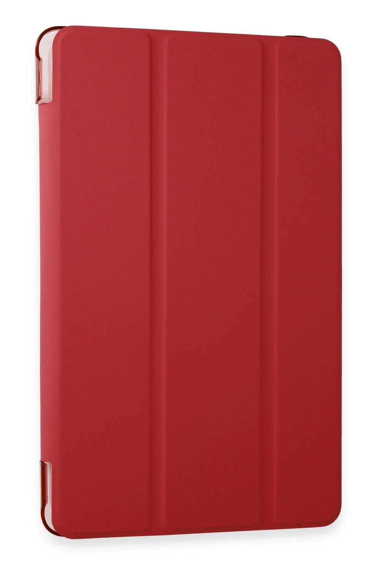 Newface Samsung Galaxy X610 Tab S9 FE Plus 12.4 Kılıf Tablet Smart Kılıf - Kırmızı