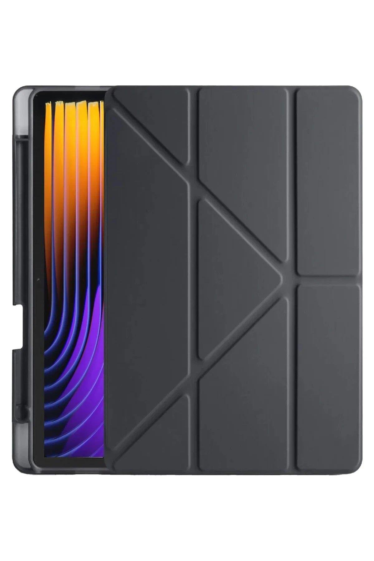 Newface Xiaomi Pad 7 Pro Kılıf Kalemlikli Mars Tablet Kılıfı - Siyah