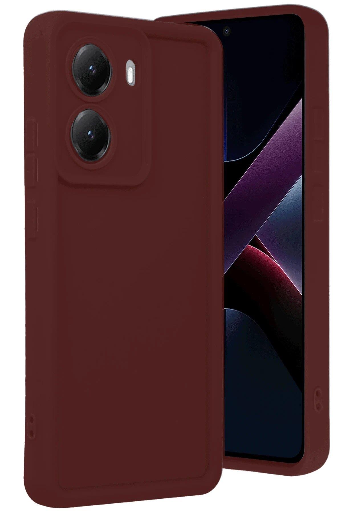 Newface Xiaomi Poco X7 Pro Viera Silikon - Bordo