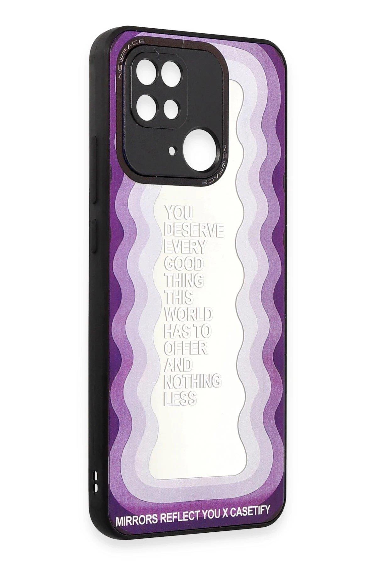 Newface Xiaomi Redmi 10C Kılıf Mirror Desenli Kapak - Mirror - 5