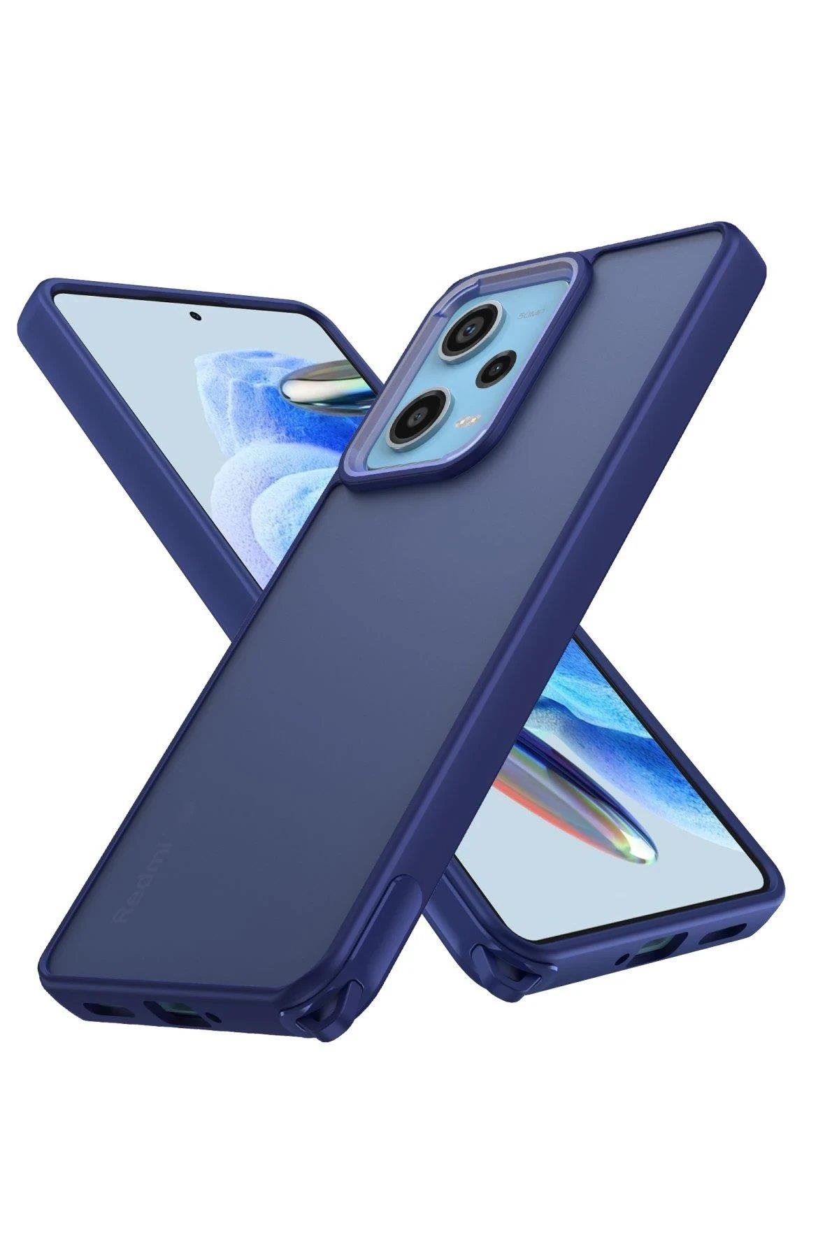 Newface Xiaomi Redmi 13 4G Kılıf Elegant Kapak - Lacivert