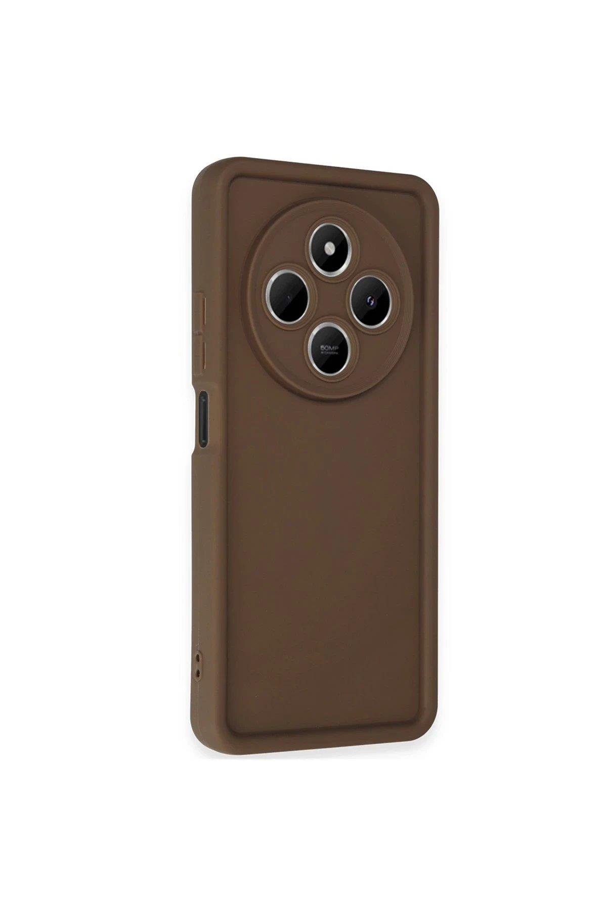 Newface Xiaomi Redmi 14C Kılıf Viera Silikon - Kahverengi