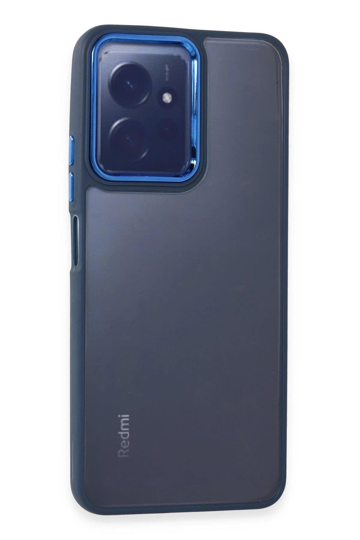 Newface Xiaomi Redmi Note 12 4G Kılıf Dora Kapak - Mavi