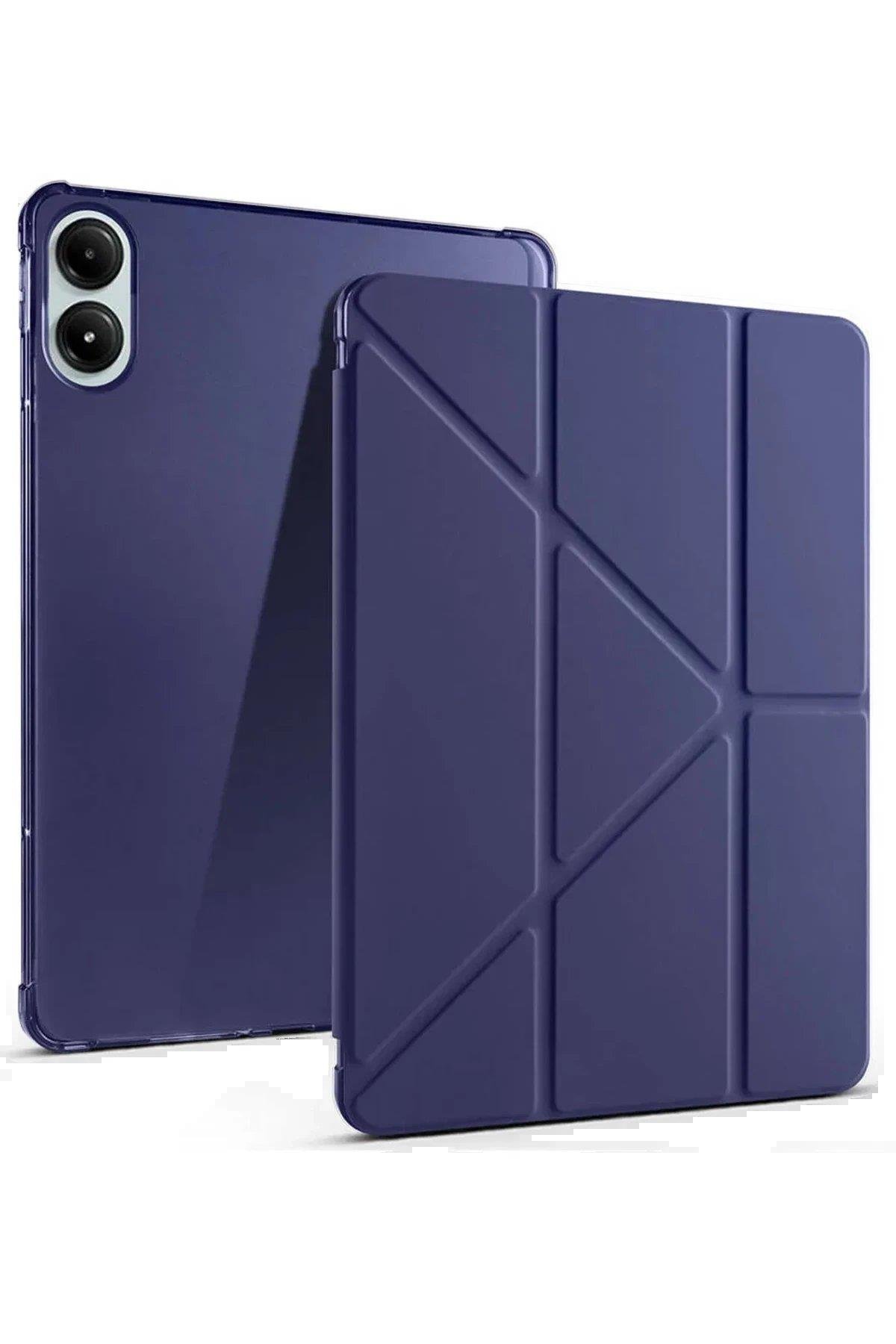 Newface Xiaomi Redmi Pad Pro 12.1 Kılıf Kalemlikli Mars Tablet Kılıfı - Lacivert