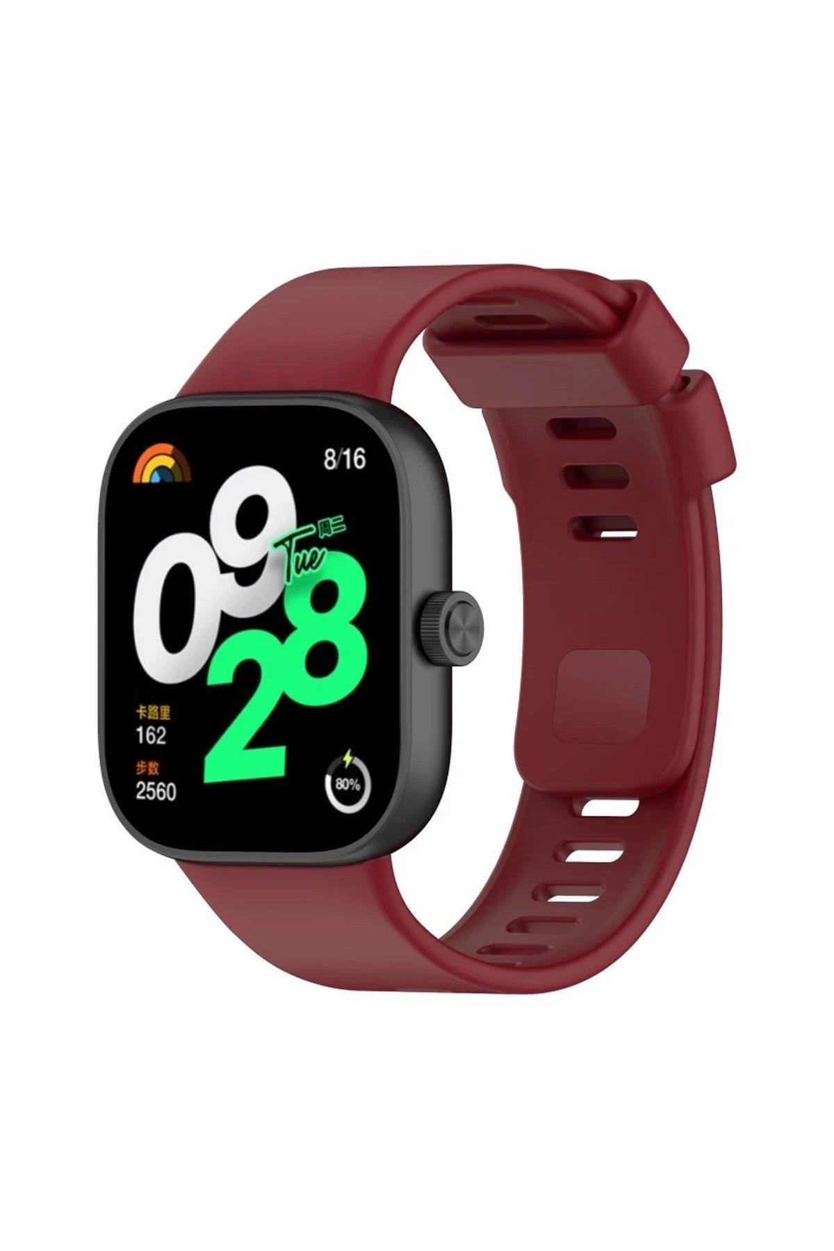 Newface Xiaomi Redmi Watch 4 Klasik Kordon - Bordo