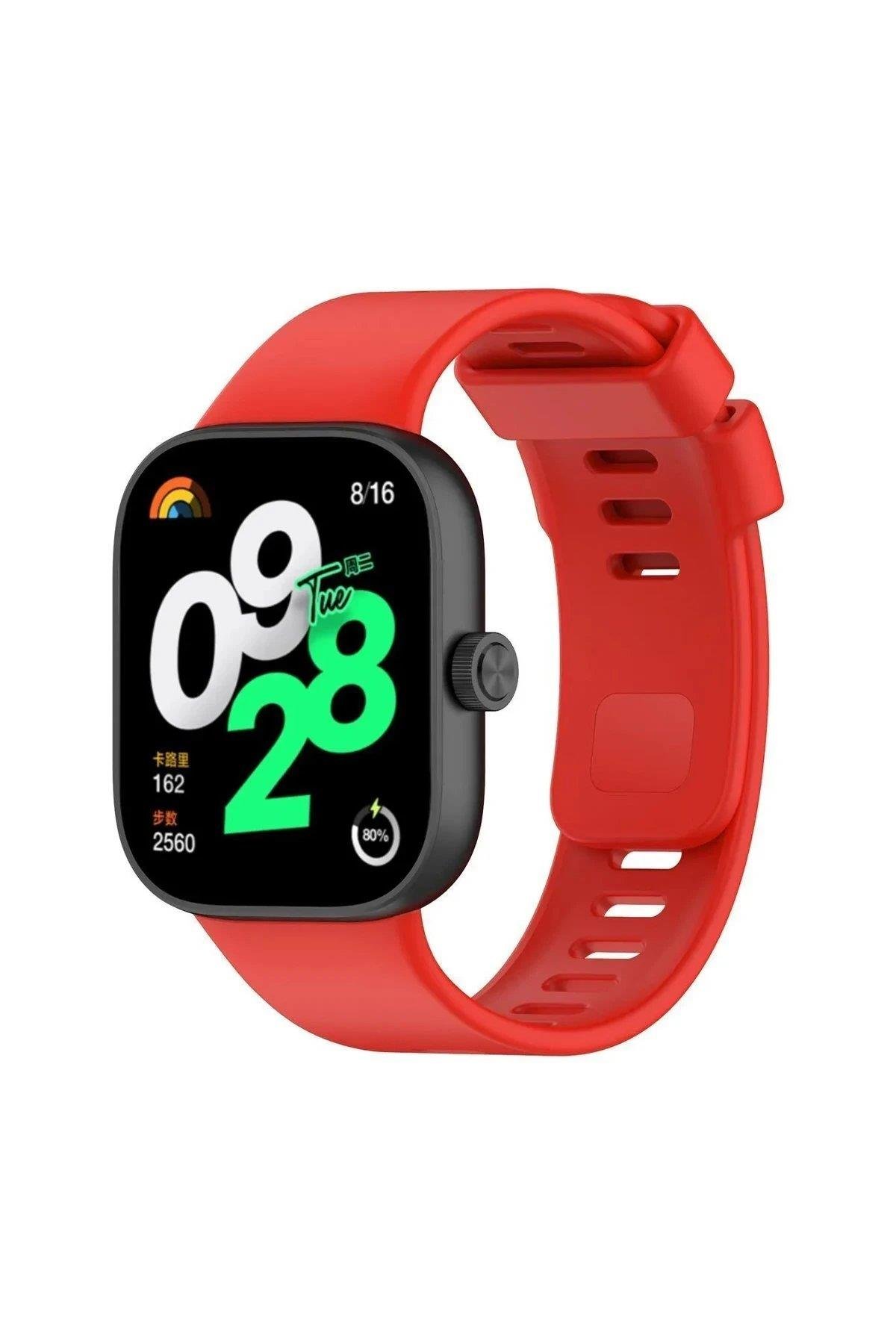 Newface Xiaomi Redmi Watch 4 Klasik Kordon - Kırmızı