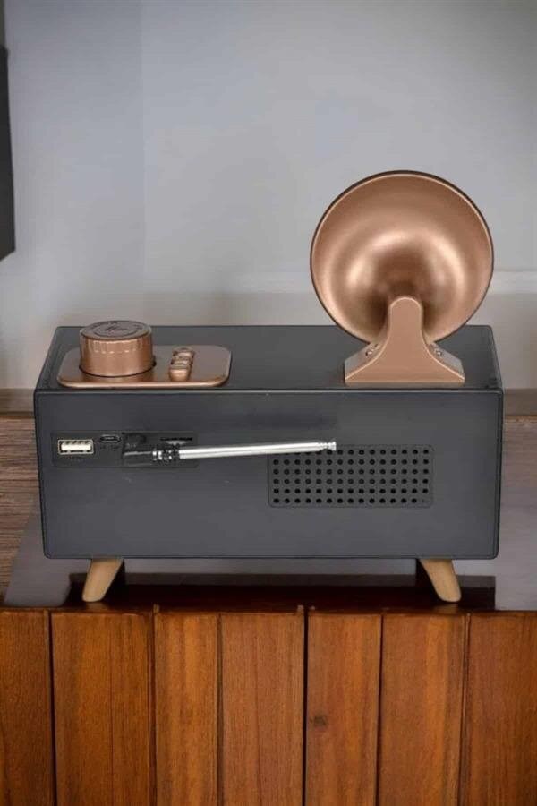 Nostaljik Görünümlü Bluetooth Bağlantılı Speaker