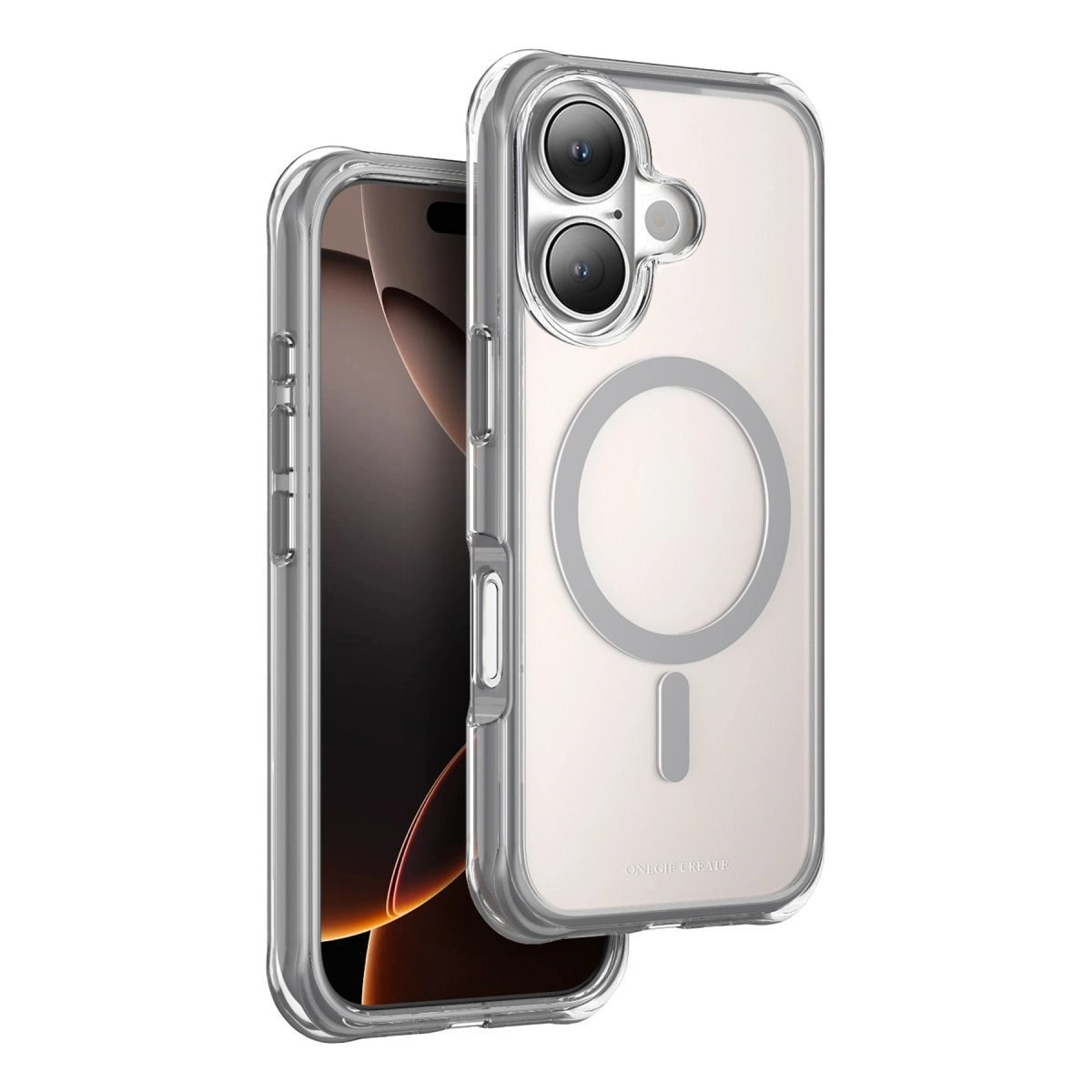 Onegif Apple İphone 16 Hulk Magsafe Kapak - Titan Gri