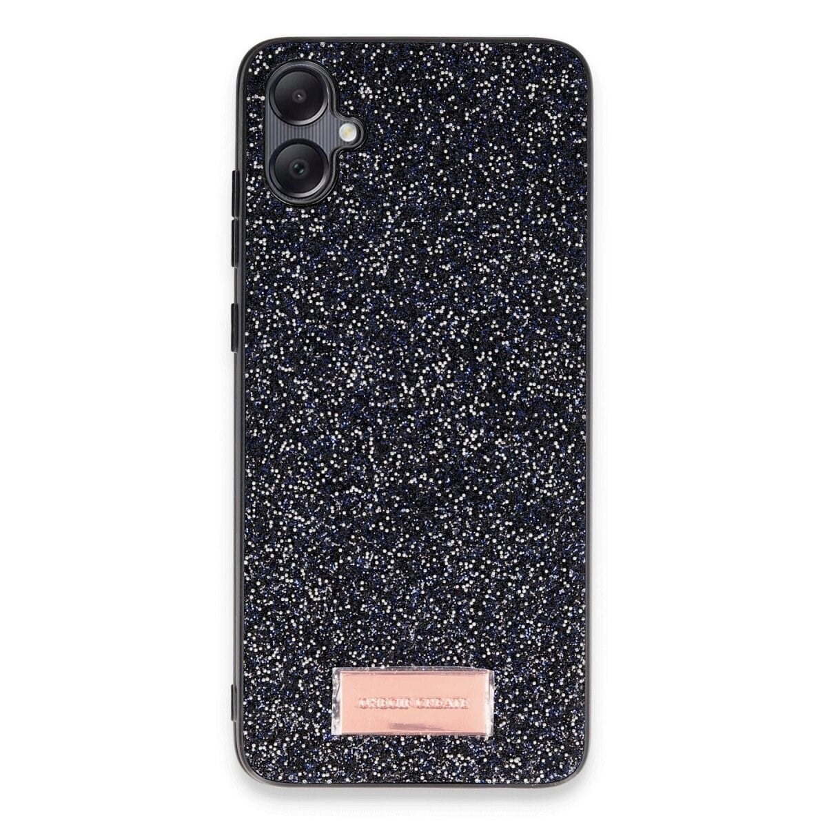 Onegif Samsung Galaxy A05 Bright Simli Kapak - Siyah