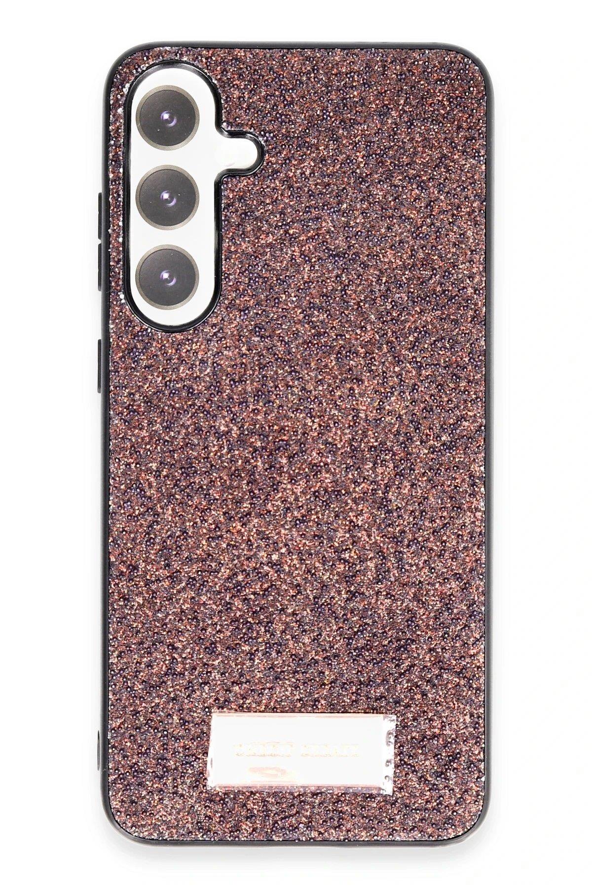 Onegif Samsung Galaxy S23 Bright Simli Kapak - Derin Mor