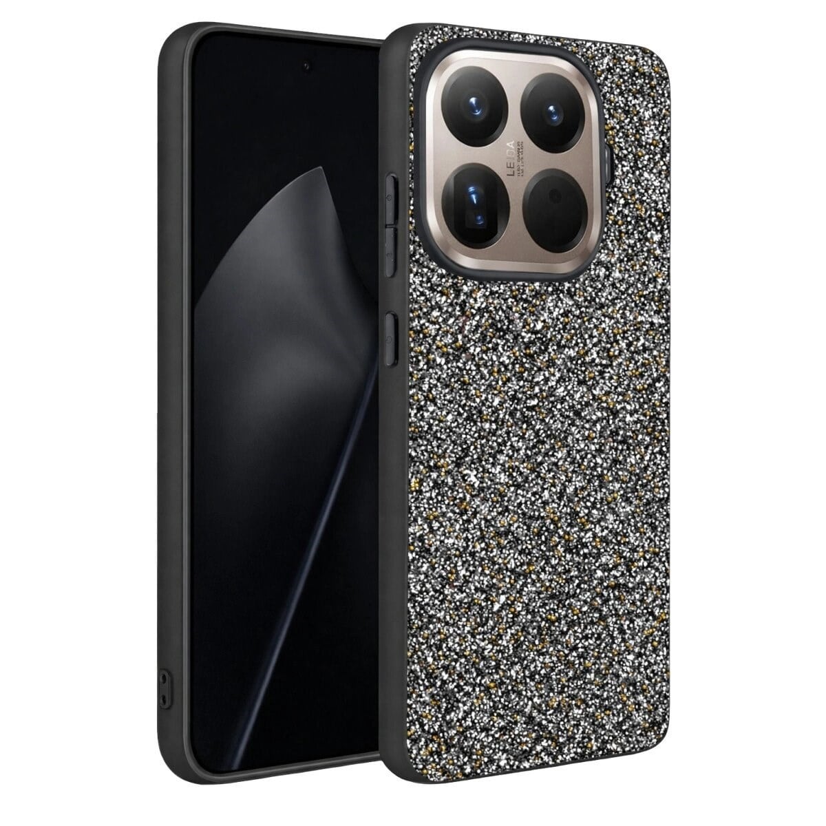 Onegif Xiaomi Mi 15t Pro Bright Simli Kapak - Gold