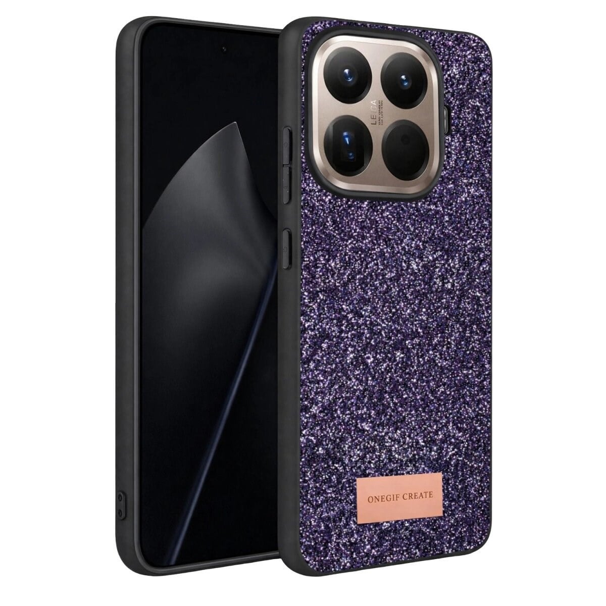 Onegif Xiaomi Mi 15t Pro Bright Simli Kapak - Derin Mor