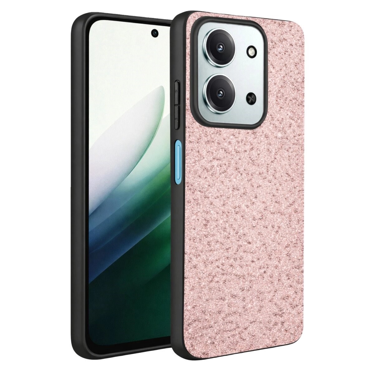 Onegif Xiaomi Redmi 15c 4g Bright Simli Kapak - Pembe