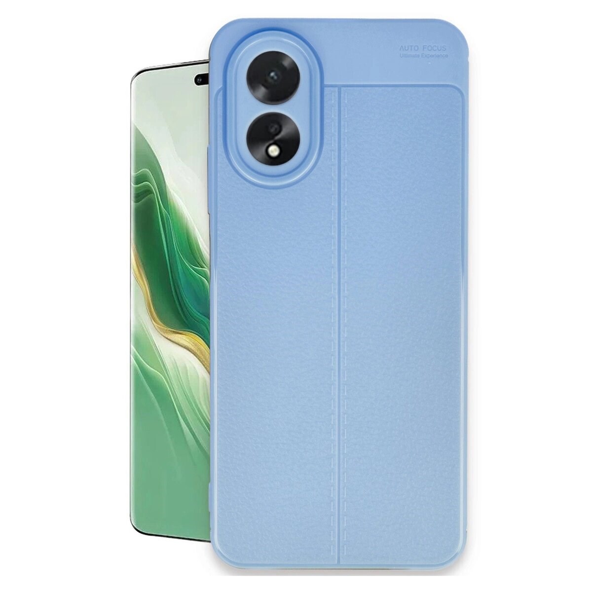 Oppo A38 Kılıf Auto Focus Kapak - Mavi
