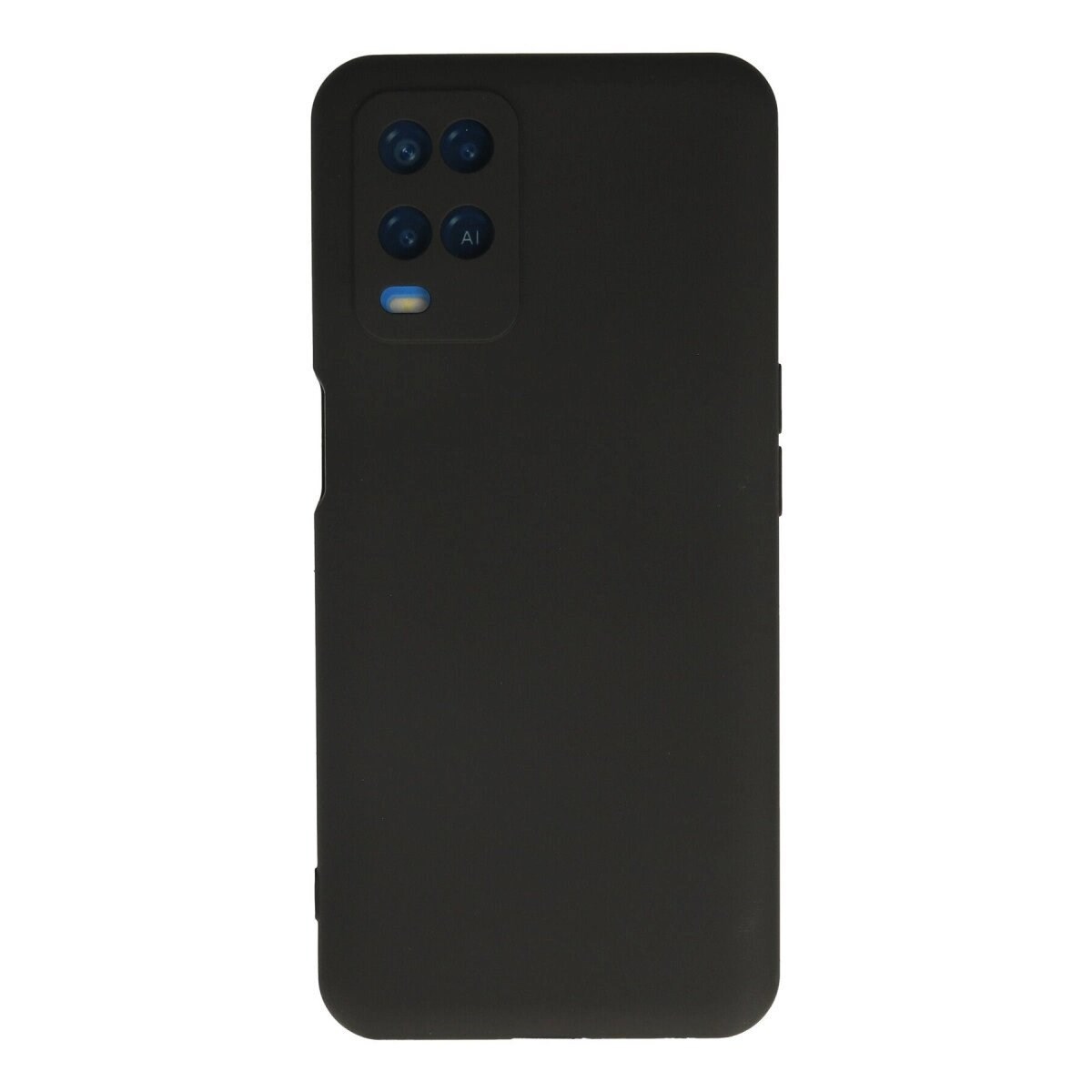 Oppo A54 4g Kılıf Nano İçi Kadife Silikon - Siyah