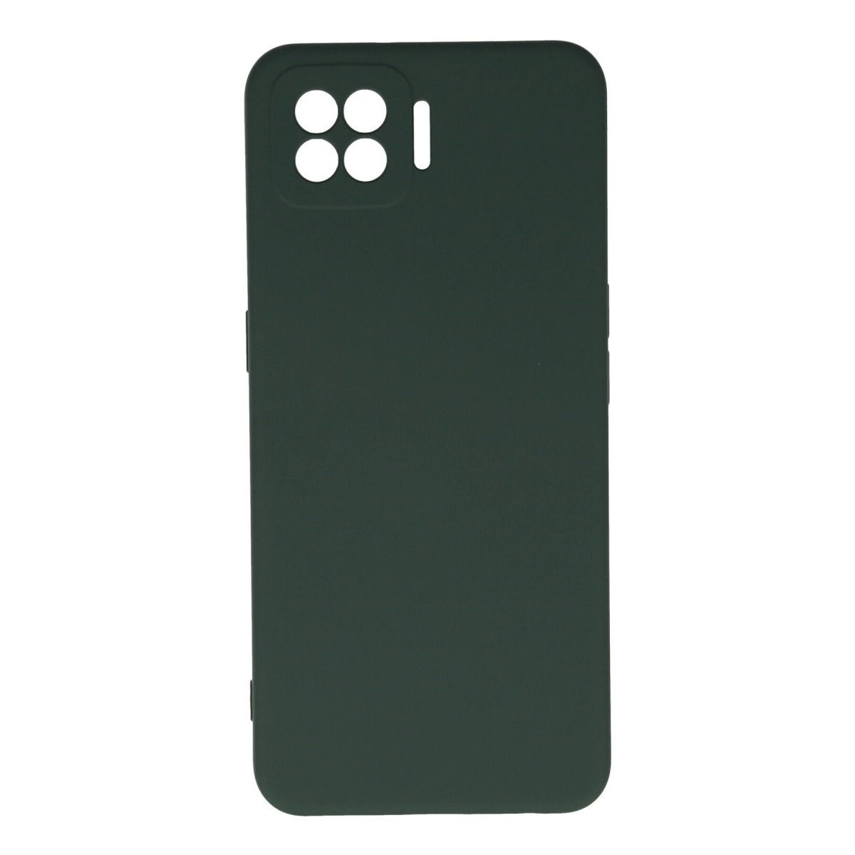 Oppo A73 Kılıf Nano İçi Kadife Silikon - Koyu Yeşil
