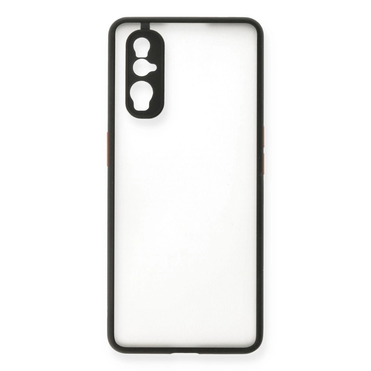 Oppo Find X2 Kılıf Montreal Silikon Kapak - Siyah