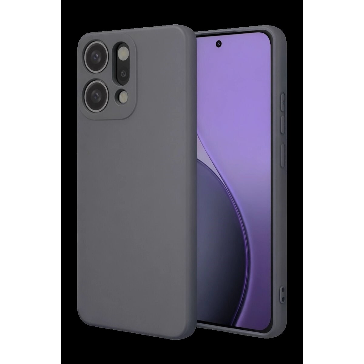 Oppo Reno 14 First Silikon - Gri