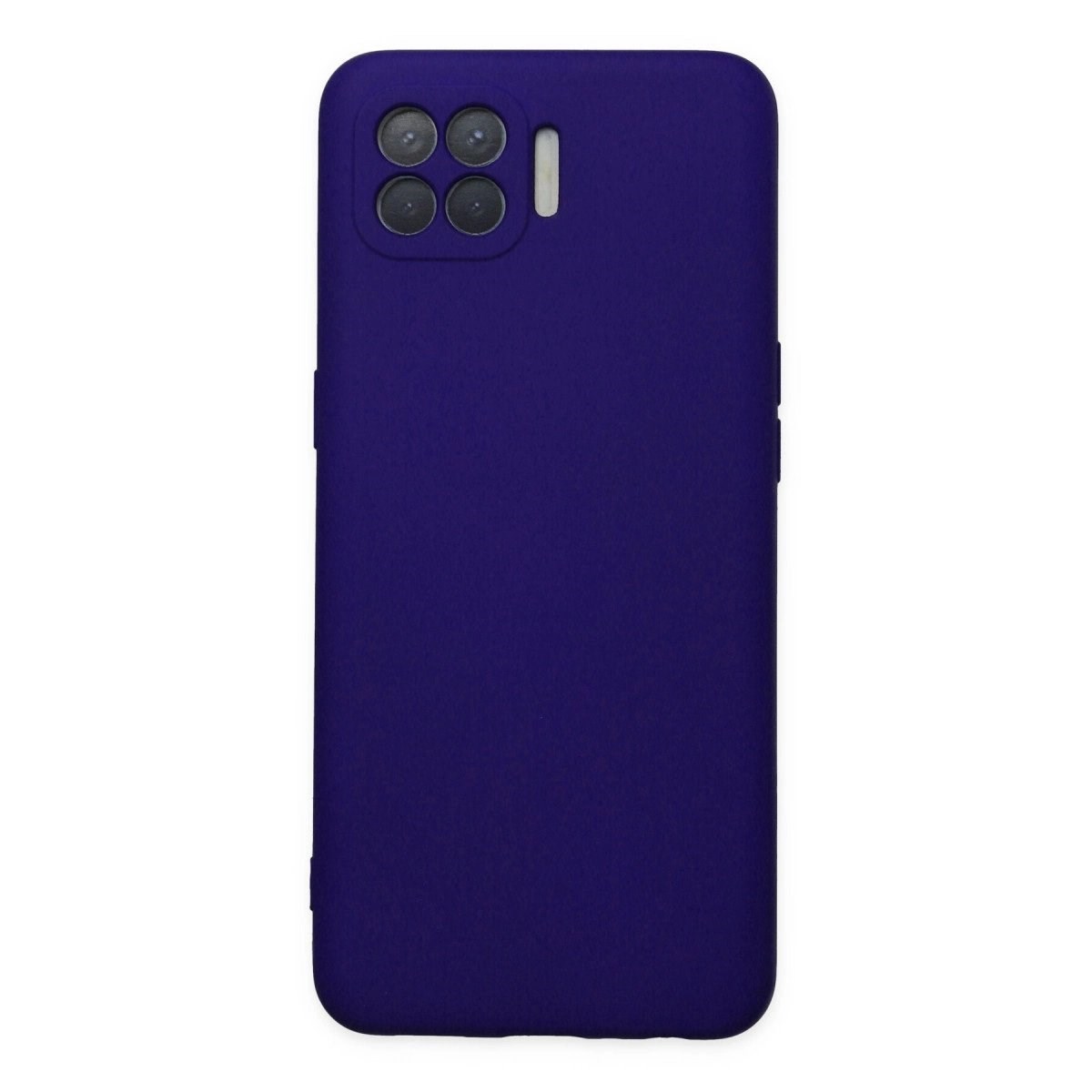 Oppo Reno 4 Lite Kılıf Nano İçi Kadife Silikon - Mor