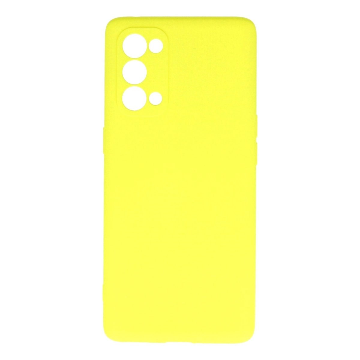 Oppo Reno 5 Pro Kılıf First Silikon - Sarı