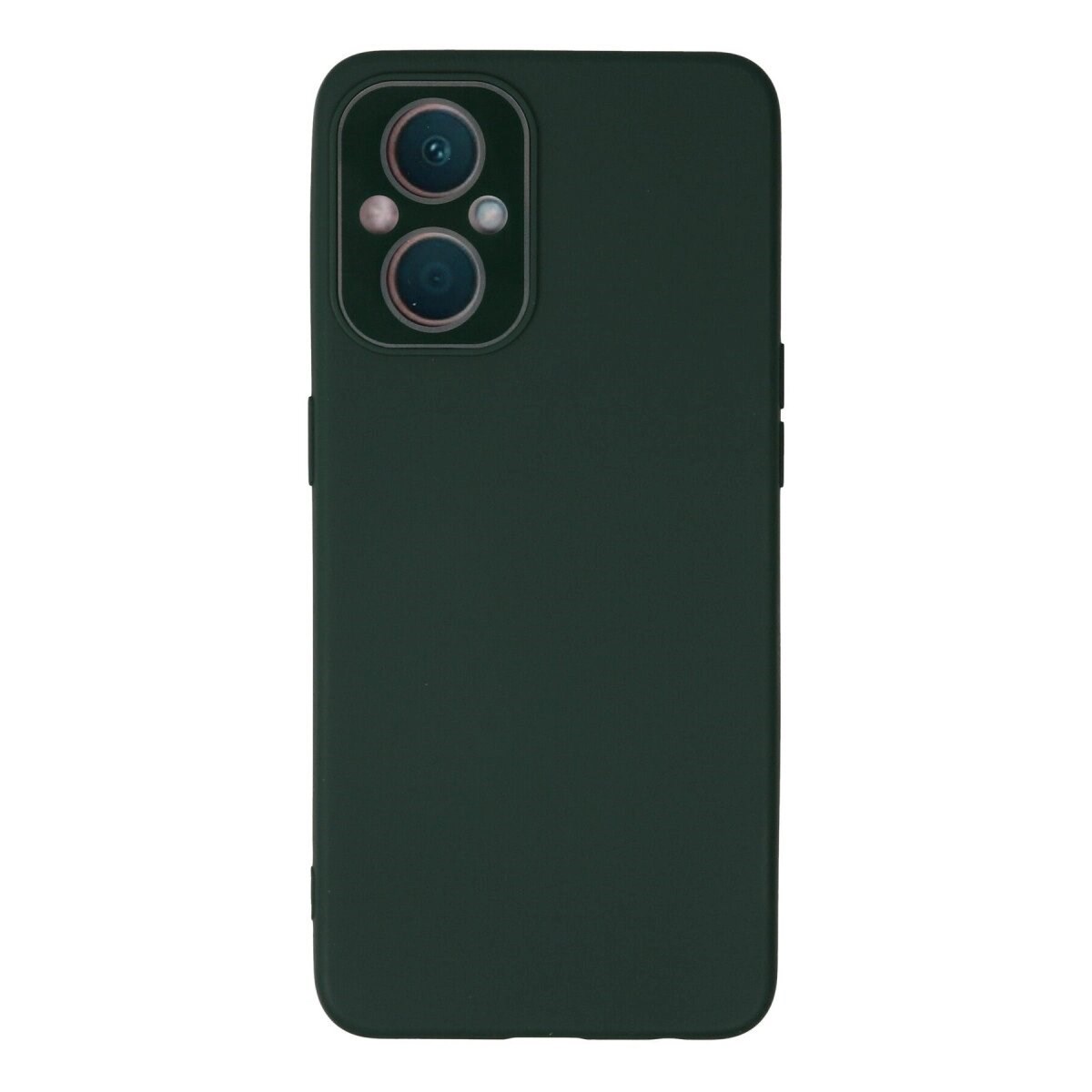 Oppo Reno 7 Lite Kılıf Lansman Glass Kapak - Koyu Yeşil