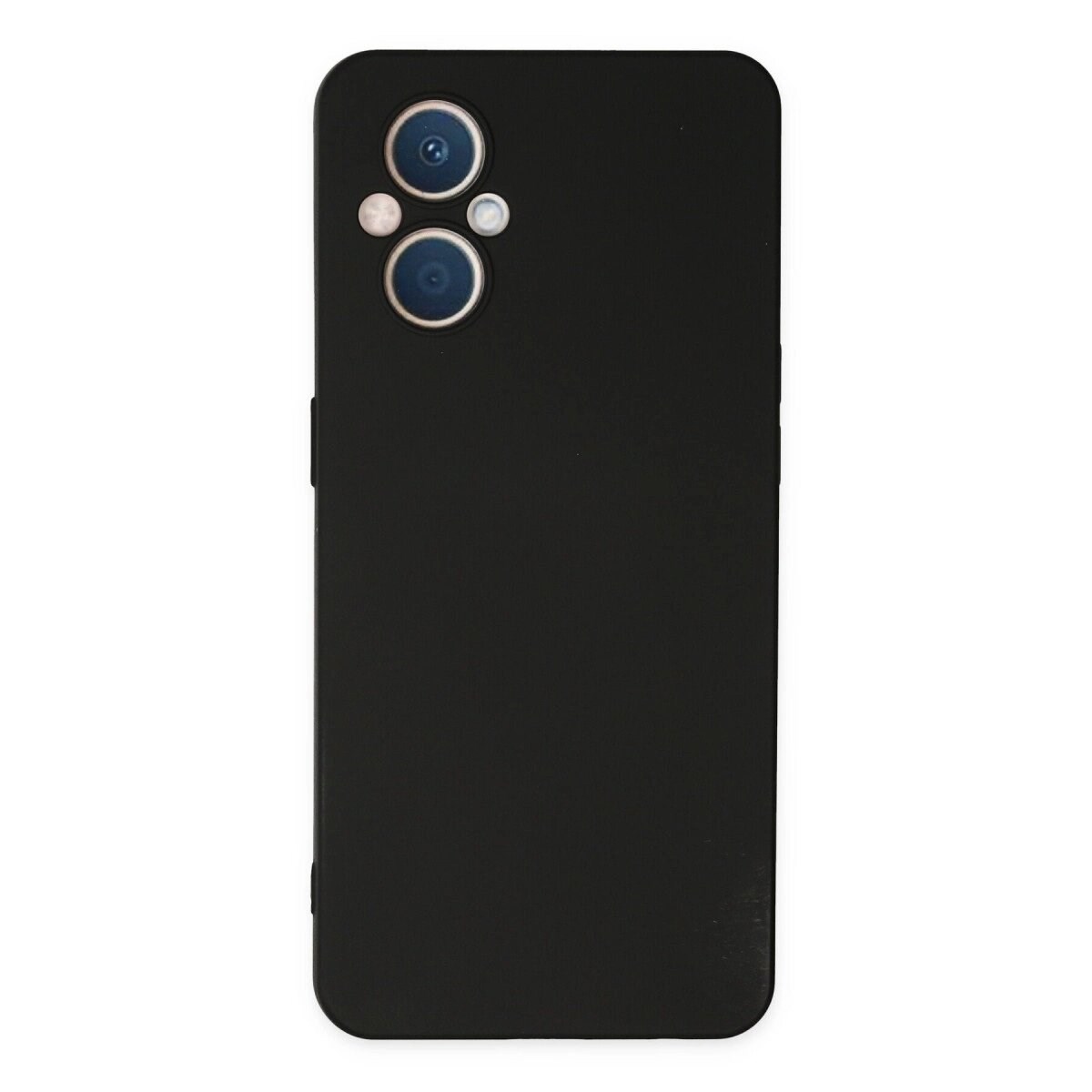 Oppo Reno 7 Lite Kılıf Nano İçi Kadife Silikon - Siyah