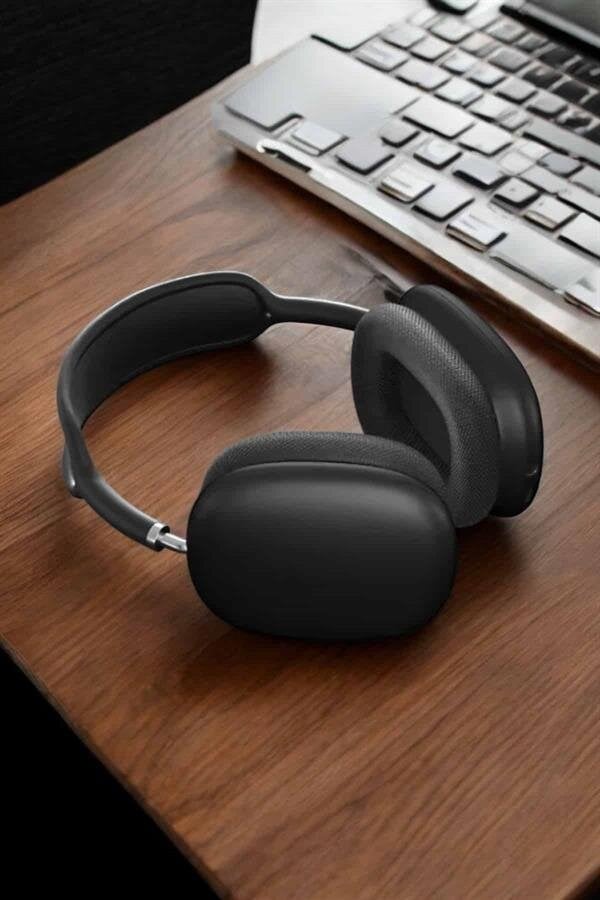 P9 Plus Kulaklık Siyah Bluetooth Bağlantılı Kulak Üstü Kablosuz ANC Özelliği