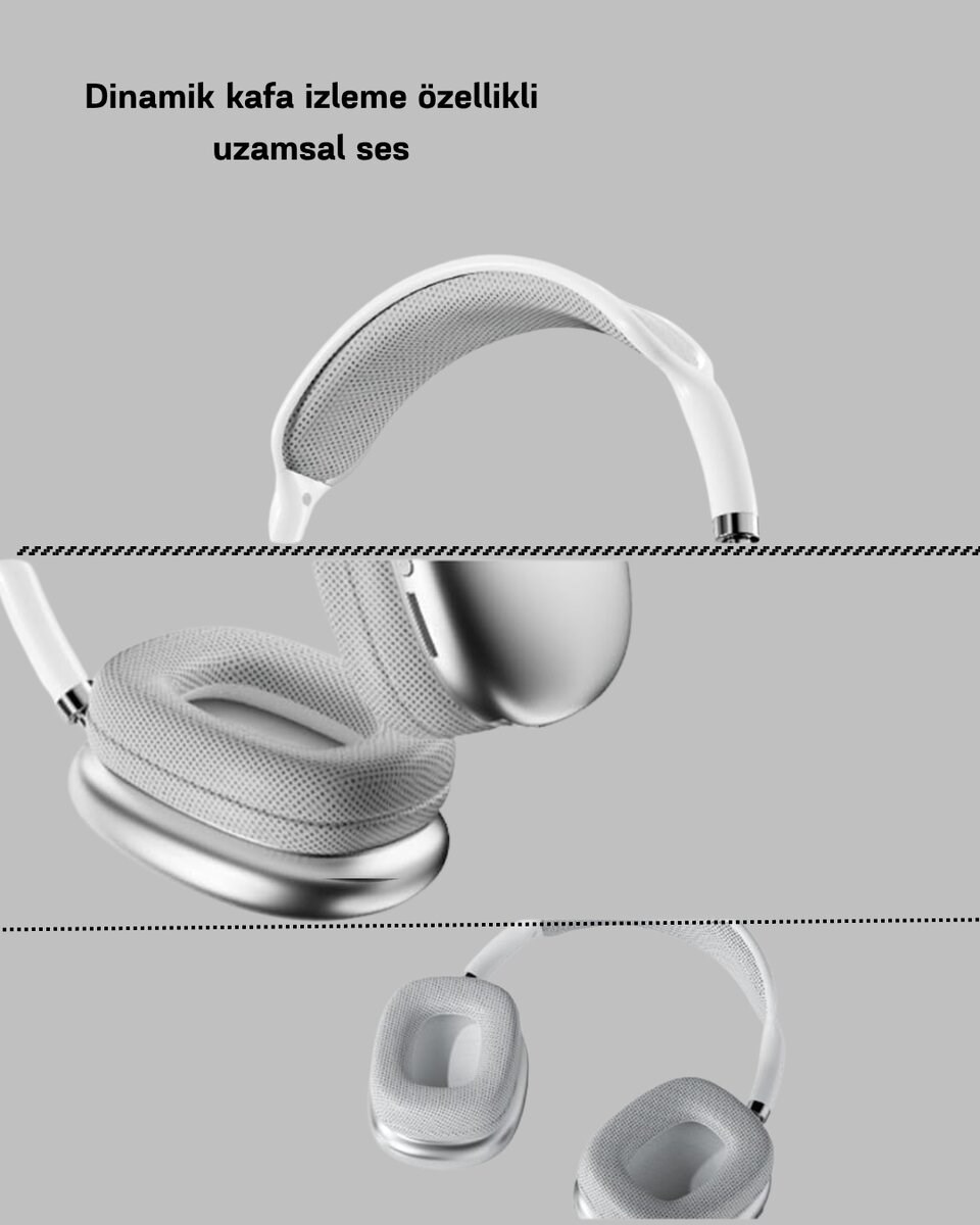 P9 Pro Plus Bluetooth Kulak Üstü Kulaklık –Gürültü Engelleme ve 5 Saat Dinleme Süresi