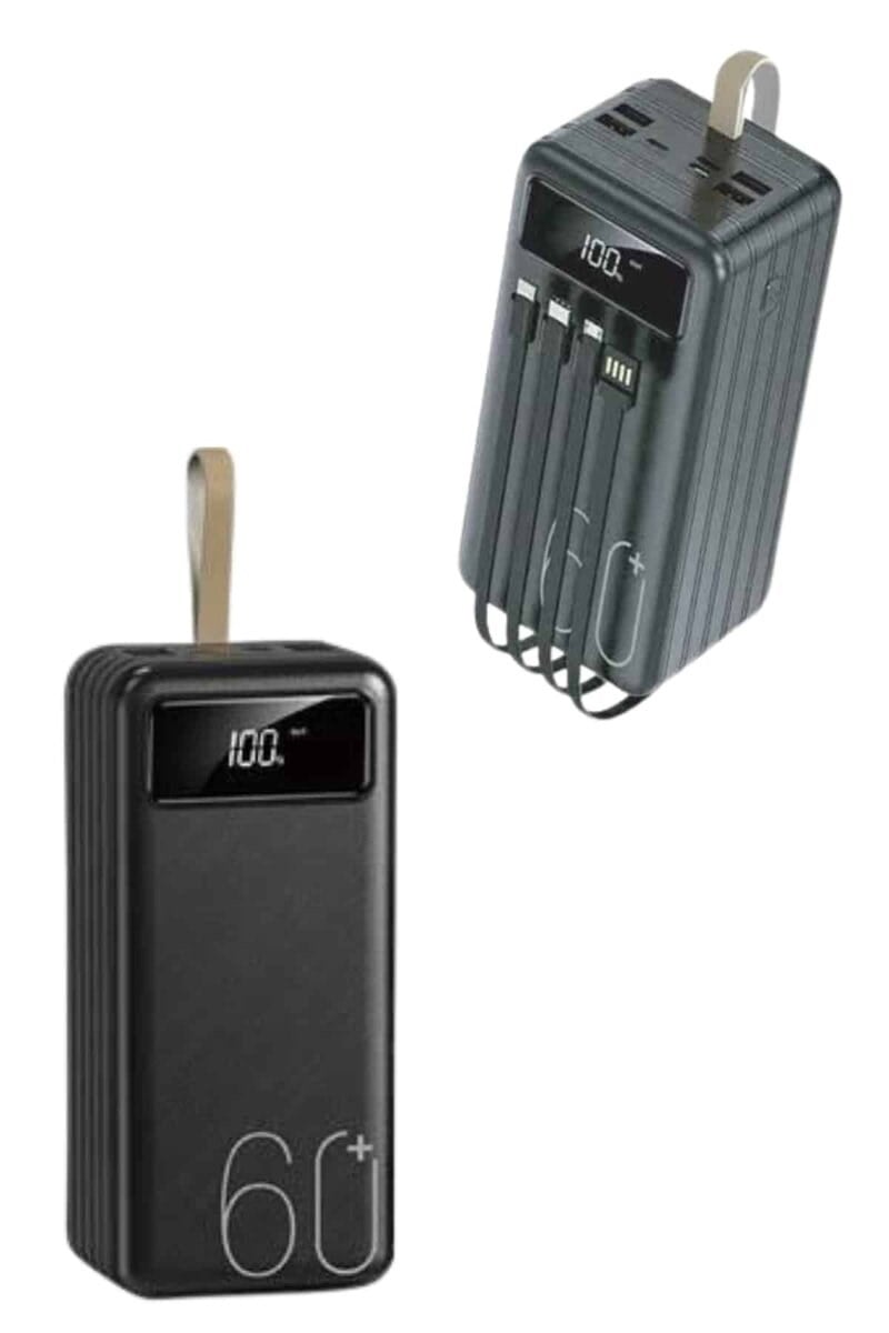 Powerbank Yüksek Kapasiteli 60.000 Mah Hızlı Şarj Şarj Özellikli Batarya