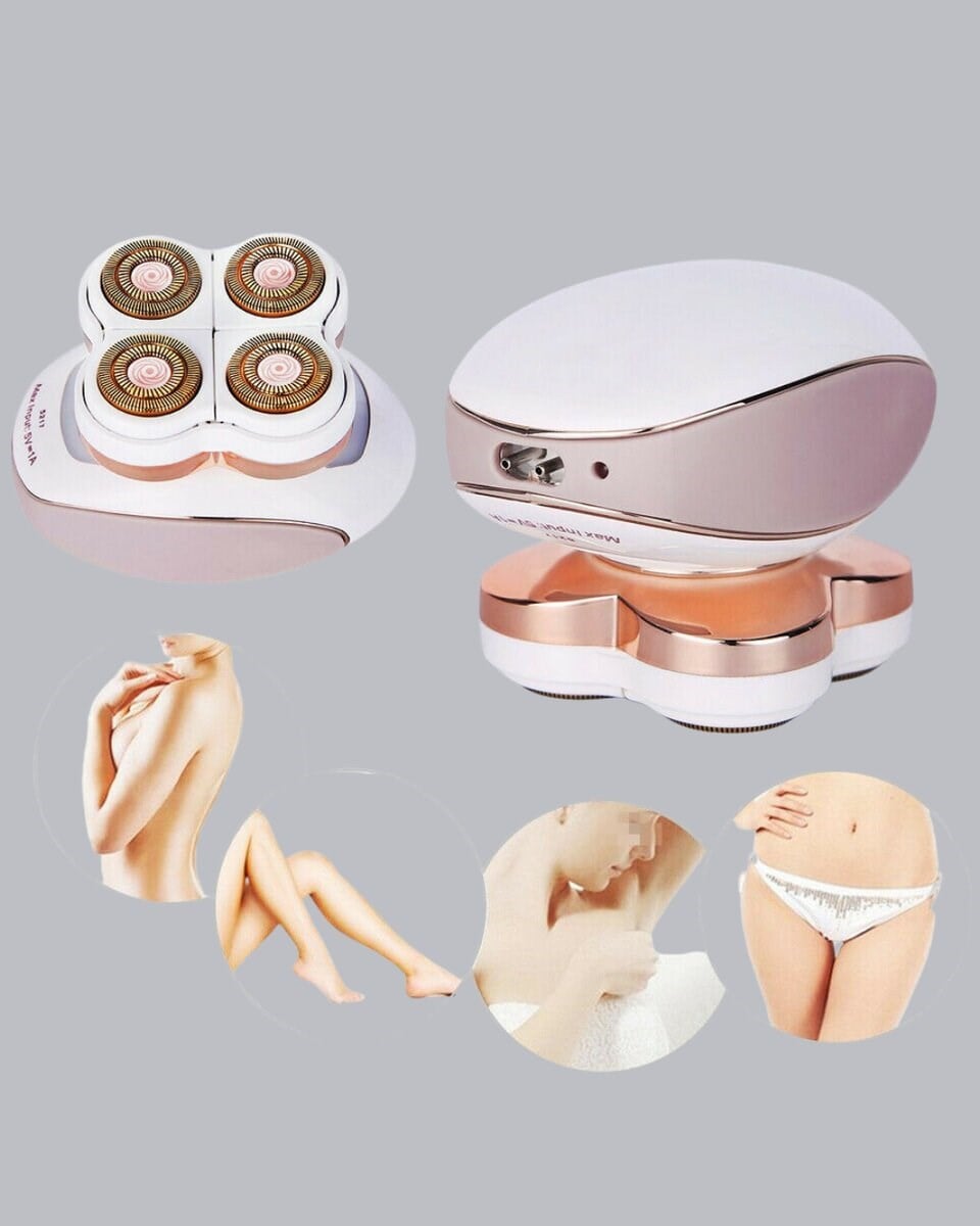 Pürüzsüz Cilt İçin Çok Başlıklı Ağrısız Tıraş Makinesi