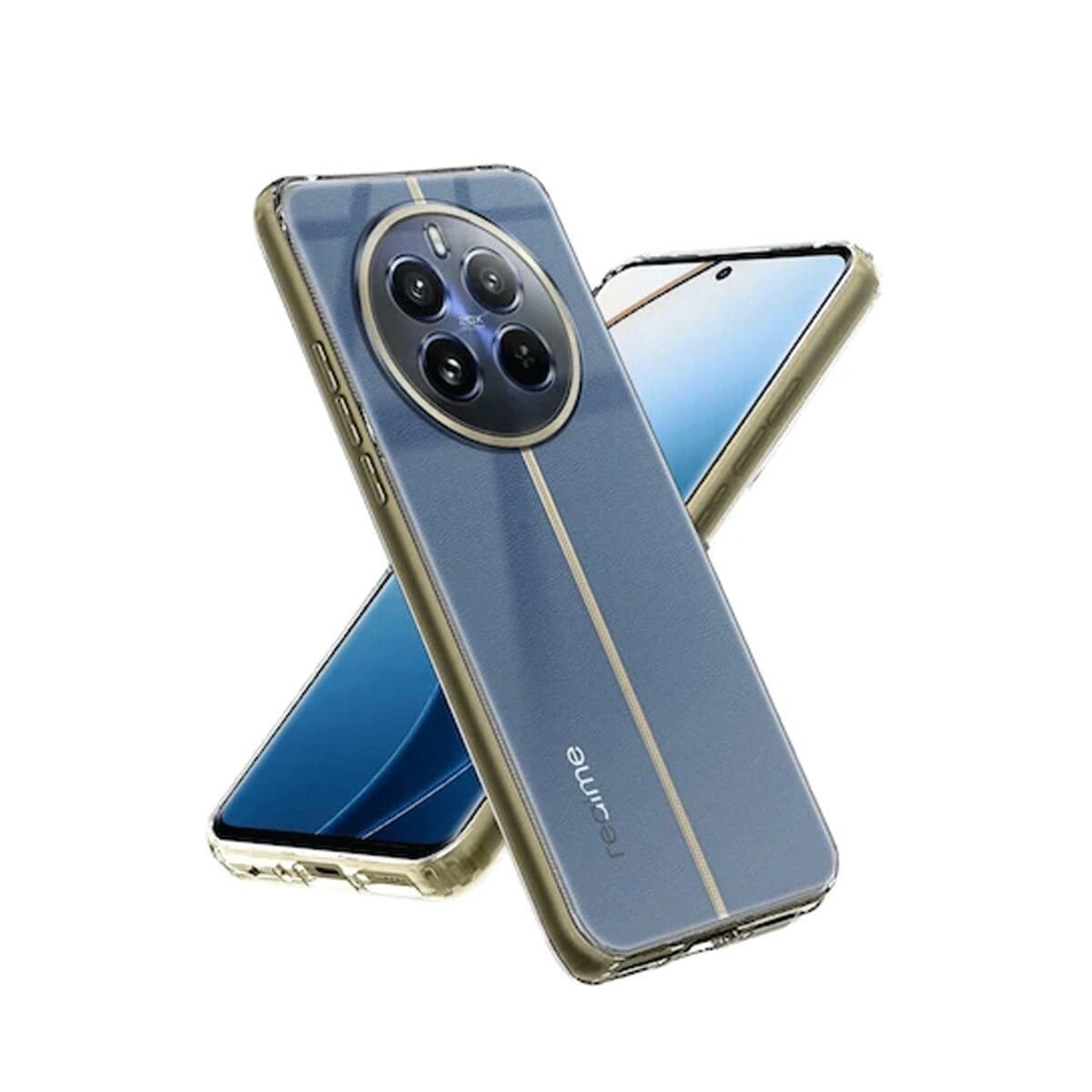 Realme 12 5g Kılıf Lüx Şeffaf Silikon