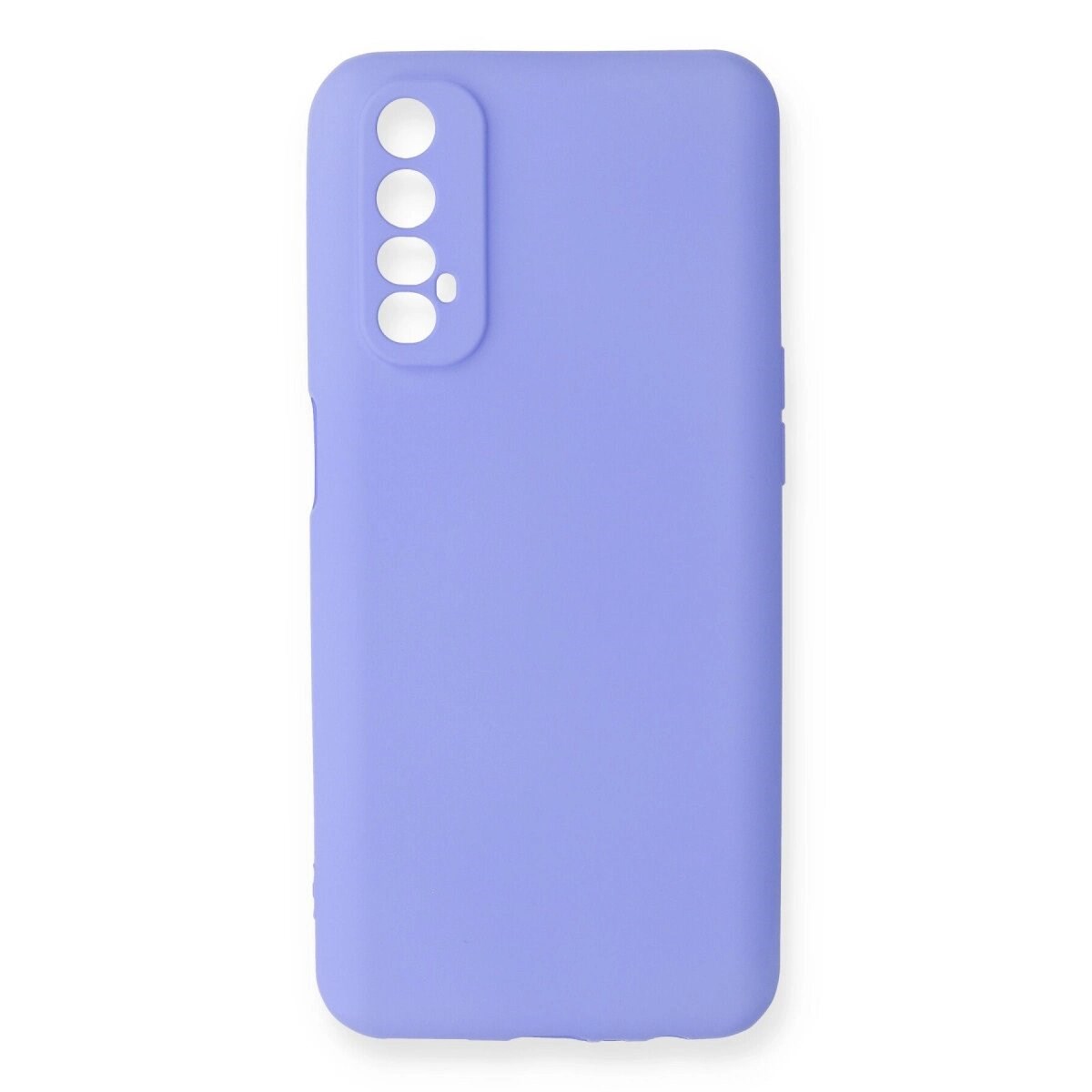 Realme 7 Kılıf First Silikon - Lila