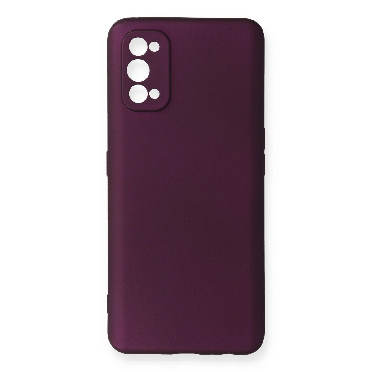 Realme 7 Pro Kılıf First Silikon - Mürdüm