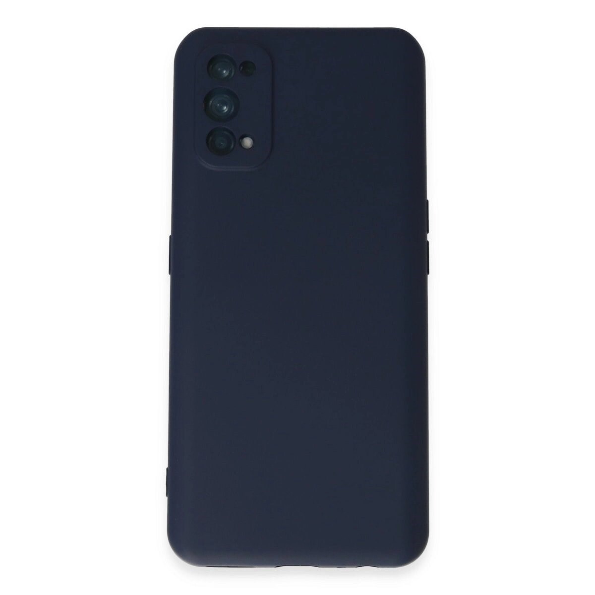 Realme 7 Pro Kılıf Nano İçi Kadife Silikon - Lacivert