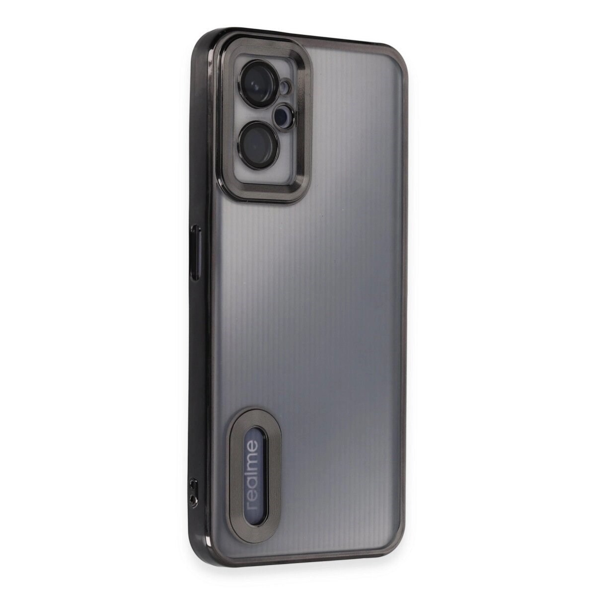 Realme 9i 4g Kılıf Slot Silikon - Siyah